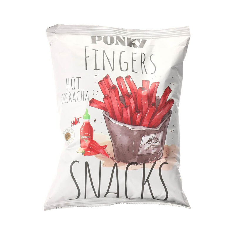 بونكى فينجرز سناكس بطعم السريراتشا الحار - 60 جم