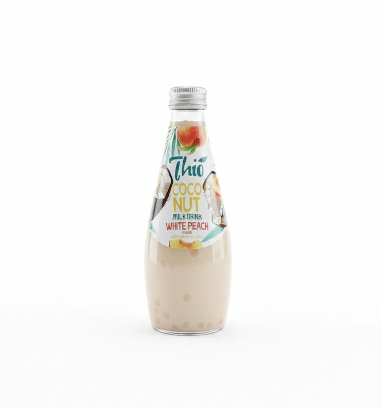 ثيو حليب جوز الهند مع كريمة جوز الهند و الخوخ الابيض - 290 مل