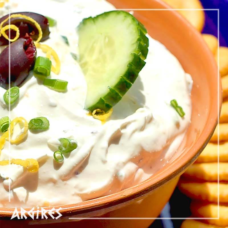 جبنة بالفلفل وزيتون