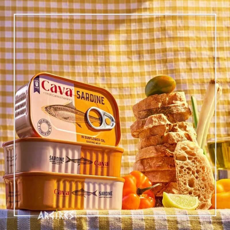 cava سردين مغربي 125 جم