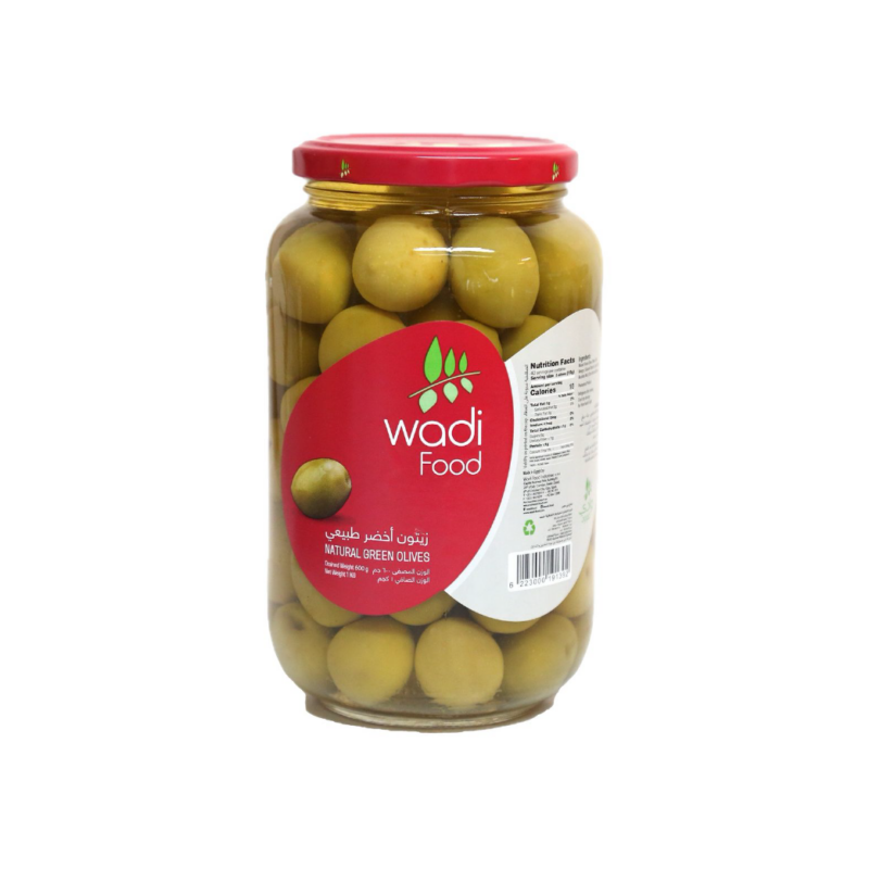 وداى فود زيتون اخضر كامل 650 جرام